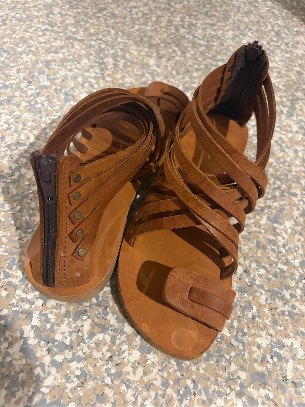 Emmanuela Handmade in Greece Women's Strappy leather Sandal